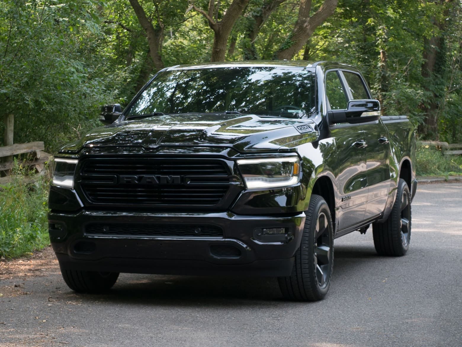 2019 Ram 1500 in woods